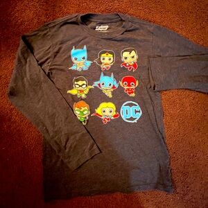 Boys Medium Justice League long sleeved shirt